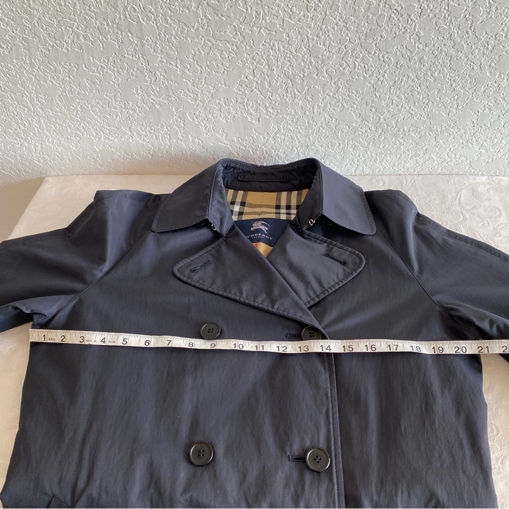Burberry navy double breasted jacket - Picture 11 of 13